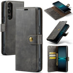 Load image into Gallery viewer, For Sony Xperia 1 5 10 VI V 2in1 Magnetic Removable Leather Wallet Case Cover
