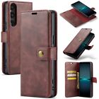Load image into Gallery viewer, For Sony Xperia 1 5 10 VI V 2in1 Magnetic Removable Leather Wallet Case Cover
