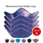 Load image into Gallery viewer, ATICCA Microwave Bowl Holders for Hot Food Set of 4 Bowl Holders for Cozy Bowls
