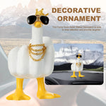 Load image into Gallery viewer, New Duck Funny Creative Middle Finger Ducks Home Decoration Statue Resin Craft Garden Courtyard and Micro Landscape Figurines
