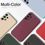 Load image into Gallery viewer, Case For Samsung Galaxy S24 S23 S22 S25 Ultra S24 FE A56 A55 A53 A52 A54 A16 A35 5G Shockproof Liquid Silicone Phone Cover Coque
