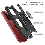 Load image into Gallery viewer, 2025 Silicone Shockproof Phone Case with Ring Stand for iPhone 15 Plus Pro Max
