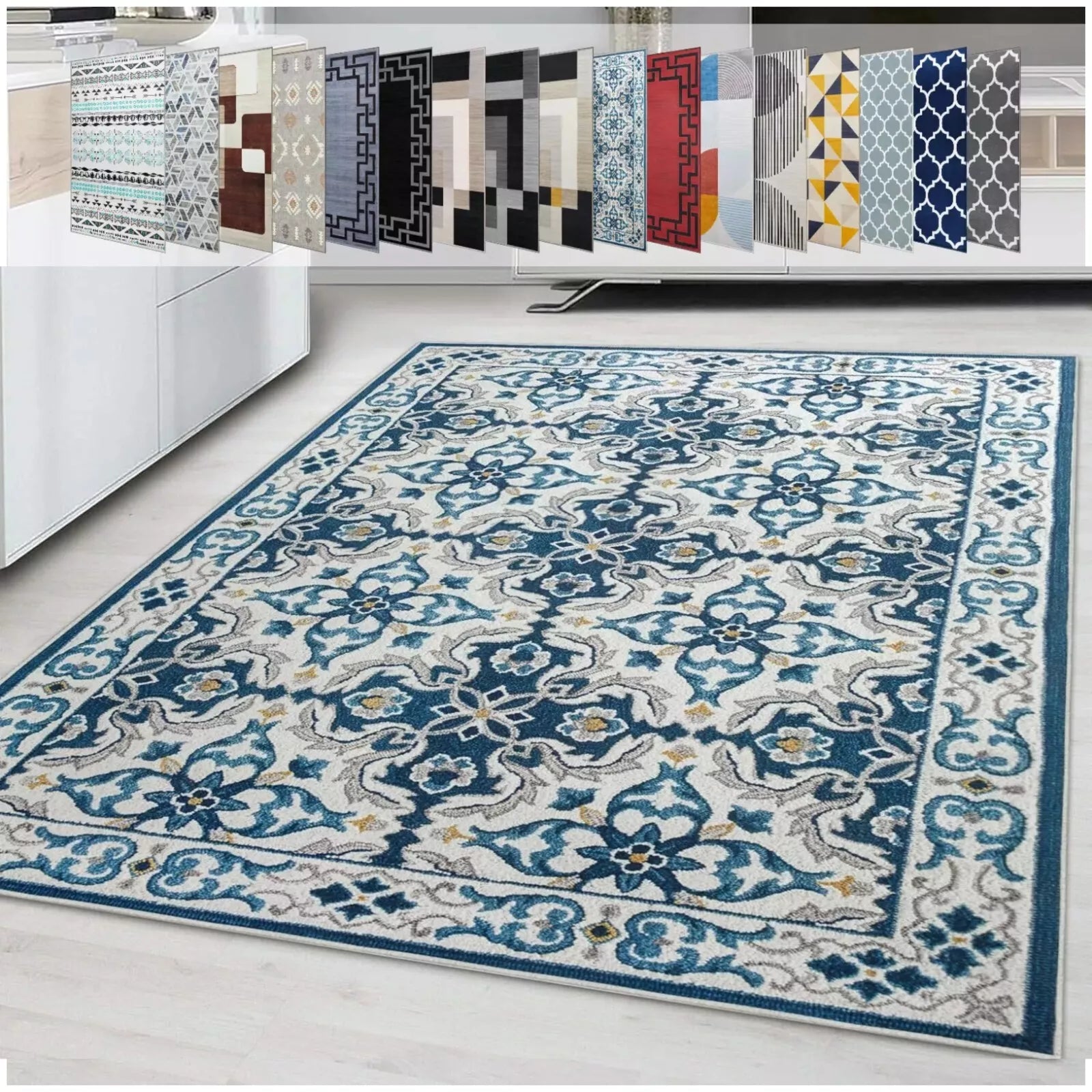 Large Living Room Rugs Non Slip Area Rug Hallway Runner Rug Kitchen Floor Mat