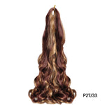 Load image into Gallery viewer, French Curls Braiding Hair Synthetic Hair Spiral Curls Braids Hair Pre Stretched Loose Wave Braiding Hair Extensions For Women
