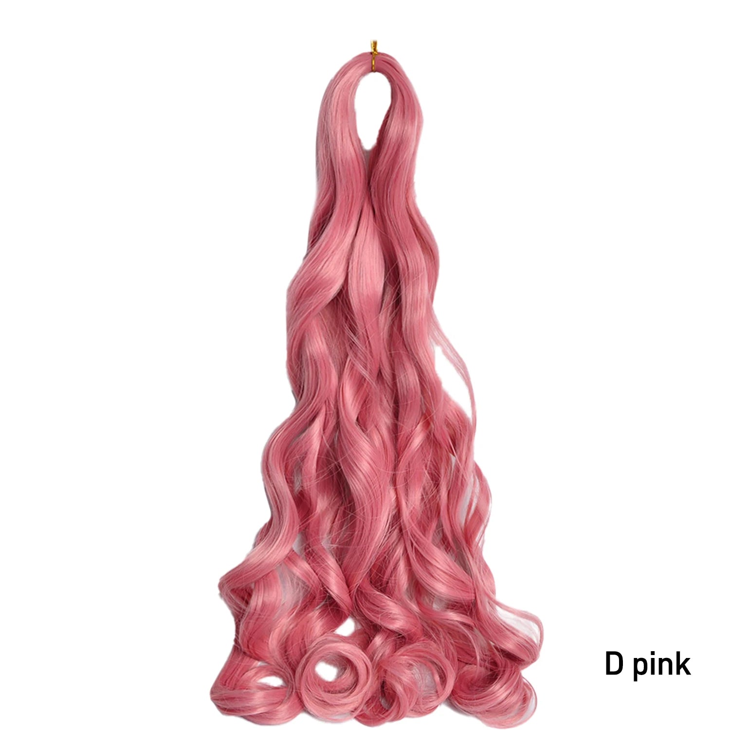 French Curls Braiding Hair14Inch Synthetic Spiral Curls Braids Hair Extensions For Women Pre Stretched Loose Wave Braiding Hair