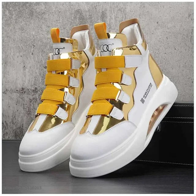 Shiny Luxury Design High Top Sneakers