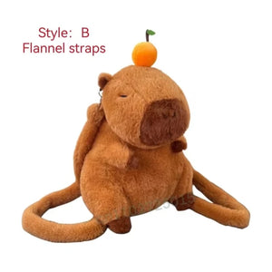 Capybara Plush Backpack