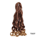 Load image into Gallery viewer, French Curls Braiding Hair Synthetic Hair Spiral Curls Braids Hair Pre Stretched Loose Wave Braiding Hair Extensions For Women
