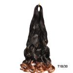 Load image into Gallery viewer, French Curls Braiding Hair14Inch Synthetic Spiral Curls Braids Hair Extensions For Women Pre Stretched Loose Wave Braiding Hair
