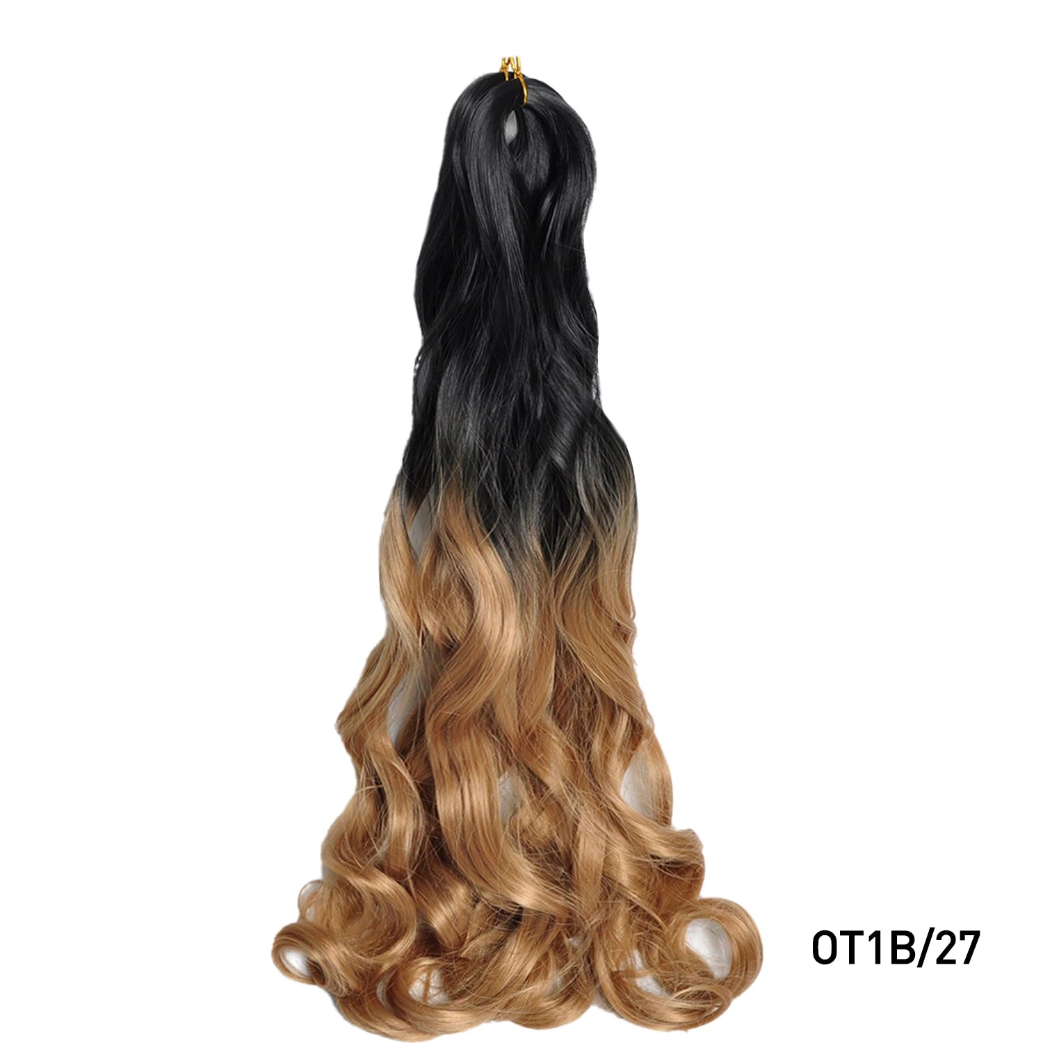 French Curls Braiding Hair14Inch Synthetic Spiral Curls Braids Hair Extensions For Women Pre Stretched Loose Wave Braiding Hair