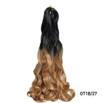 Load image into Gallery viewer, French Curls Braiding Hair14Inch Synthetic Spiral Curls Braids Hair Extensions For Women Pre Stretched Loose Wave Braiding Hair
