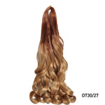 Load image into Gallery viewer, French Curls Braiding Hair14Inch Synthetic Spiral Curls Braids Hair Extensions For Women Pre Stretched Loose Wave Braiding Hair
