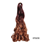 Load image into Gallery viewer, French Curls Braiding Hair Synthetic Hair Spiral Curls Braids Hair Pre Stretched Loose Wave Braiding Hair Extensions For Women

