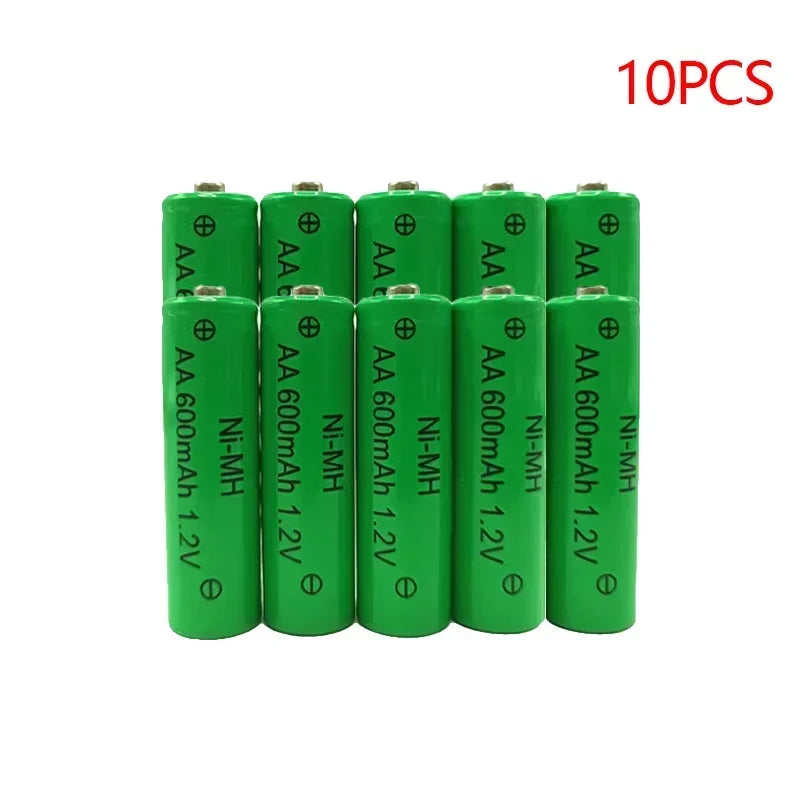NI-MH Rechargeable Battery AA 1.2V 600mAh for Camera Microphone Flashlight Remote Control MP3/MP4 Player Electric Shaver