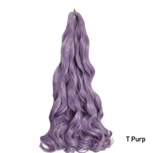 French Curls Braiding Hair14Inch Synthetic Spiral Curls Braids Hair Extensions For Women Pre Stretched Loose Wave Braiding Hair