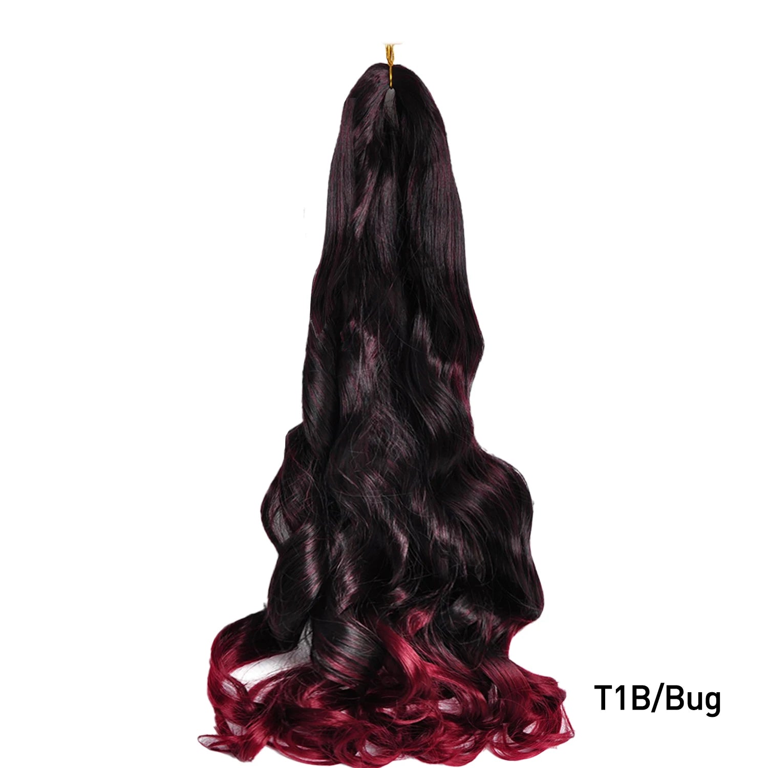 French Curls Braiding Hair14Inch Synthetic Spiral Curls Braids Hair Extensions For Women Pre Stretched Loose Wave Braiding Hair