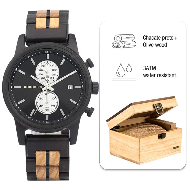 BOBO BIRD Wooden Men Watch - Bundle