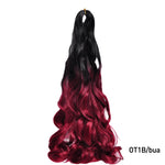 Load image into Gallery viewer, French Curls Braiding Hair14Inch Synthetic Spiral Curls Braids Hair Extensions For Women Pre Stretched Loose Wave Braiding Hair
