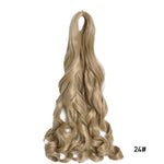 Load image into Gallery viewer, French Curls Braiding Hair Synthetic Hair Spiral Curls Braids Hair Pre Stretched Loose Wave Braiding Hair Extensions For Women
