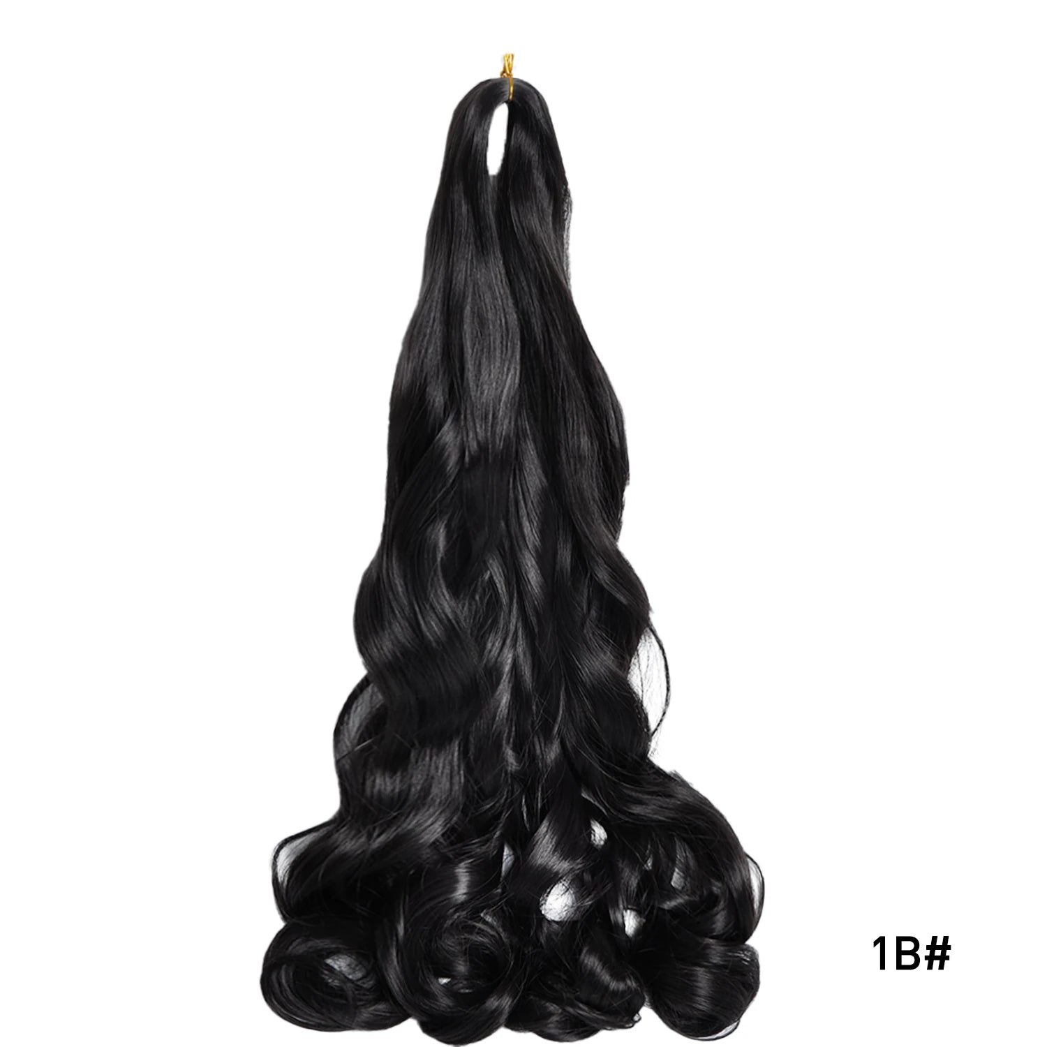 French Curls Braiding Hair Synthetic Hair Spiral Curls Braids Hair Pre Stretched Loose Wave Braiding Hair Extensions For Women
