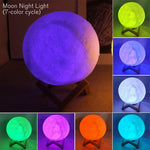 Load image into Gallery viewer, Book Light LED Moon Light Galaxy Light, Moon Night Light, Girl, Boy, Child Birthday Gift, Bedroom Decoration Indoor lighting

