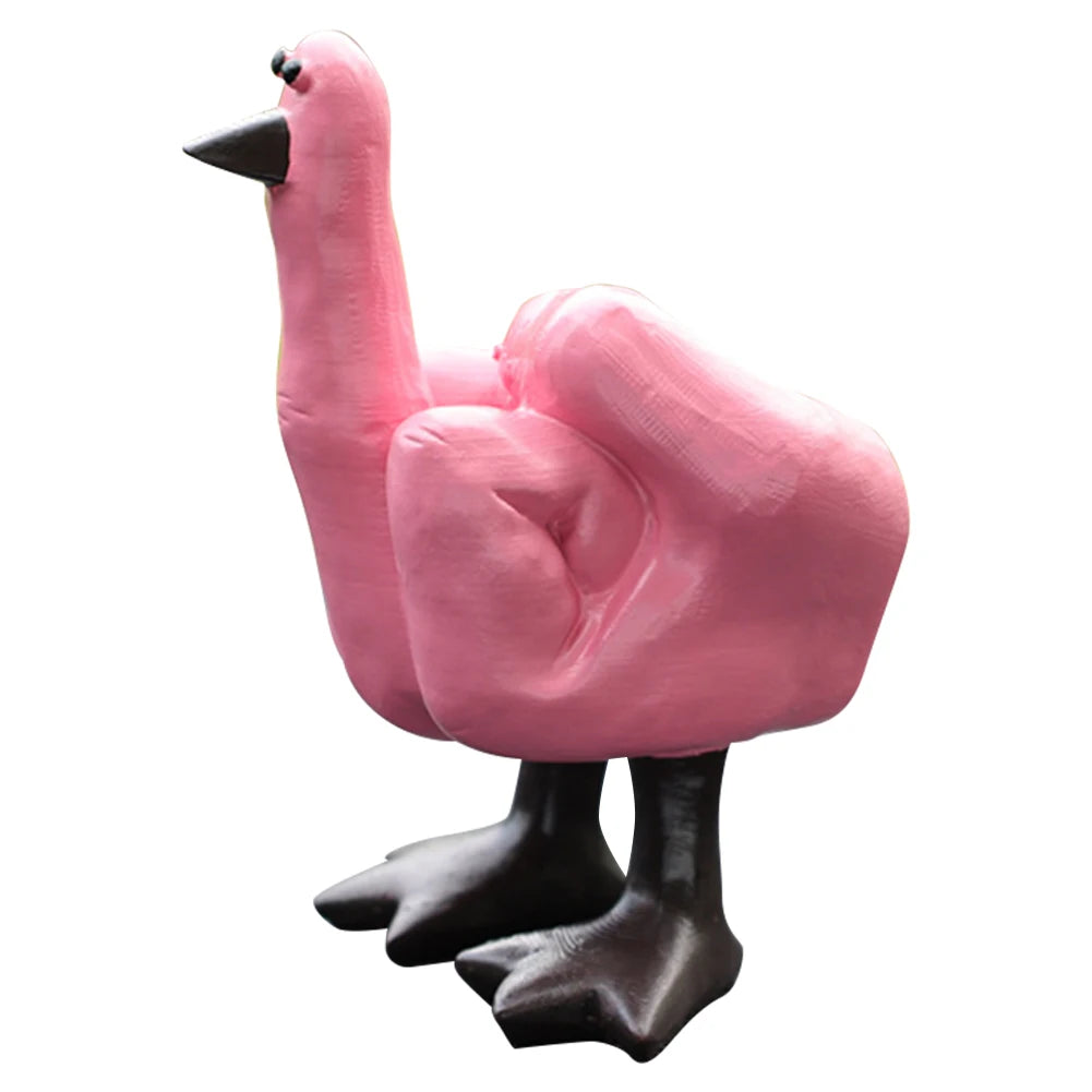 New Duck Funny Creative Middle Finger Ducks Home Decoration Statue Resin Craft Garden Courtyard and Micro Landscape Figurines