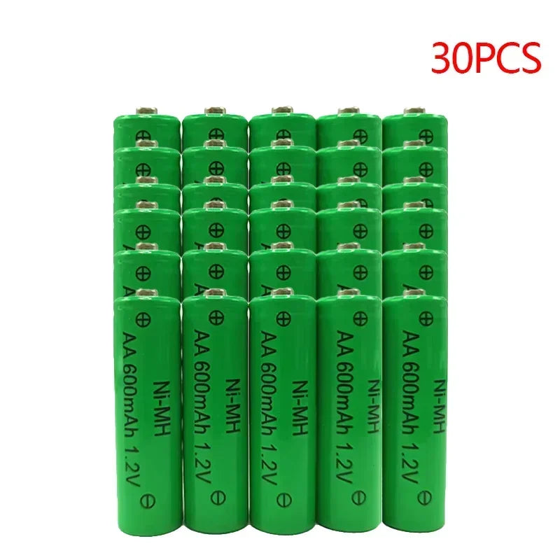 NI-MH Rechargeable Battery AA 1.2V 600mAh for Camera Microphone Flashlight Remote Control MP3/MP4 Player Electric Shaver
