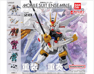 Mobile Suit Gundam MOBILE SUIT ENSEMBLE 28 Complete Set of 6 toy BANDAI F/S JP