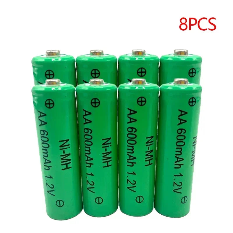NI-MH Rechargeable Battery AA 1.2V 600mAh for Camera Microphone Flashlight Remote Control MP3/MP4 Player Electric Shaver