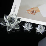 Load image into Gallery viewer, Crystal Lotus Flower Paperweight
