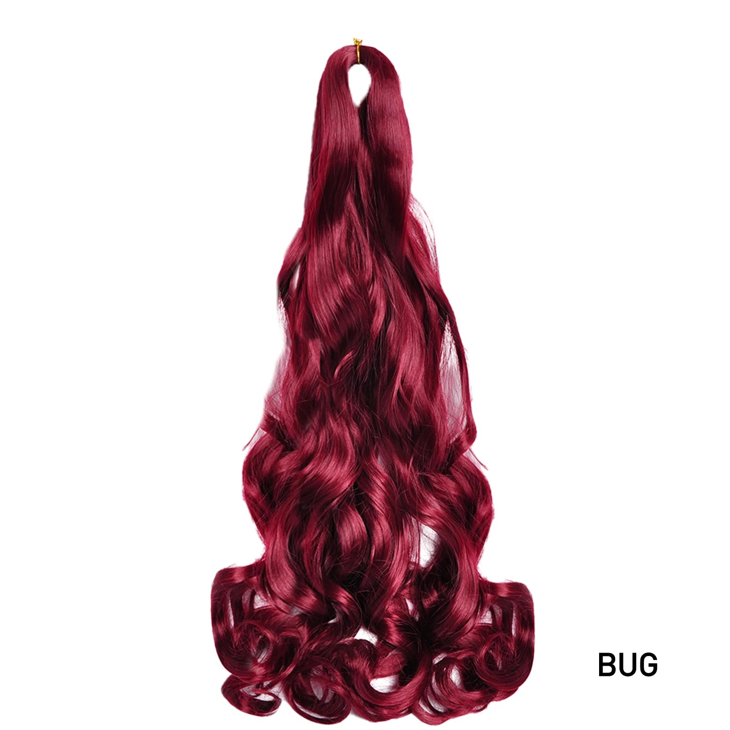 French Curls Braiding Hair14Inch Synthetic Spiral Curls Braids Hair Extensions For Women Pre Stretched Loose Wave Braiding Hair