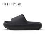 Load image into Gallery viewer, UTUNE 51CM slippers for man Platform House Shoes EVA Soft fashion slides Anti-slip Summer Sandals Women Bathroom Shoes Shower
