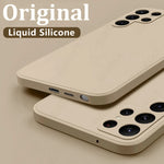 Load image into Gallery viewer, Case For Samsung Galaxy S24 S23 S22 S25 Ultra S24 FE A56 A55 A53 A52 A54 A16 A35 5G Shockproof Liquid Silicone Phone Cover Coque
