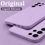 Load image into Gallery viewer, Case For Samsung Galaxy S24 S23 S22 S25 Ultra S24 FE A56 A55 A53 A52 A54 A16 A35 5G Shockproof Liquid Silicone Phone Cover Coque
