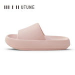 Load image into Gallery viewer, UTUNE 51CM slippers for man Platform House Shoes EVA Soft fashion slides Anti-slip Summer Sandals Women Bathroom Shoes Shower
