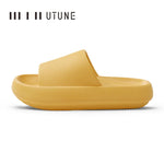 Load image into Gallery viewer, UTUNE 51CM slippers for man Platform House Shoes EVA Soft fashion slides Anti-slip Summer Sandals Women Bathroom Shoes Shower
