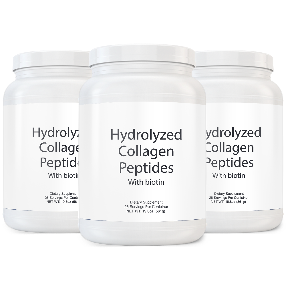 Hydrolyzed Collagen Peptides w/ Biotin 20g