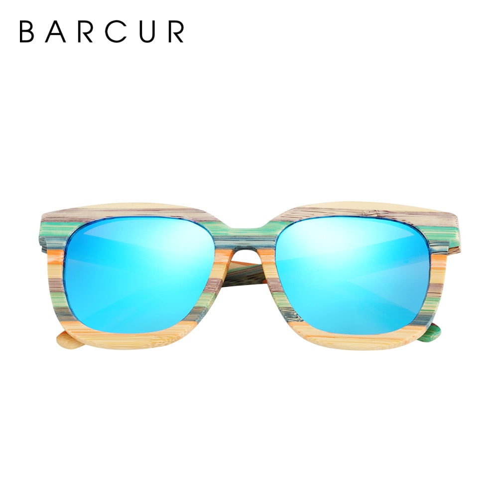 BARCUR Unique Wood Polarized Sunglasses