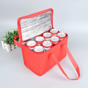 Lunch Cooler Bag Insulation Folding Picnic Portable Ice Pack Food Thermal Bag Food Delivery Bag Drink Carrier Insulated Bag