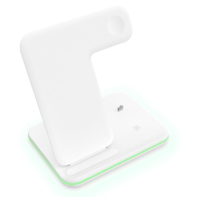 Qi Wireless Charger Stand Holder Station 15W Fast Charging Dock For Apple Watch Series 4 3 2 Airpods Iphone 11 Pro Max XS MAX XR