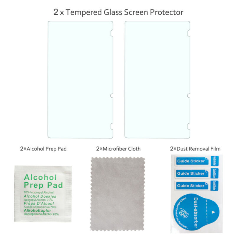 2X Premium HD Tempered Glass Screen Protector Film Guard for Nintendo Switch