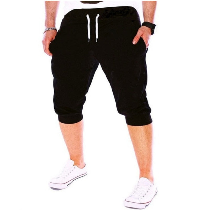 New Fashion New Summer Men Casual Sweatpants Shorts Slim Short Fitness Clothing Bodybuilding Men Shorts Brand Men Clothing XXXL|Casual Shorts