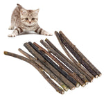 Load image into Gallery viewer, Cat Nip and cat toy for teeth cleaning with sticks and playing with fish toy
