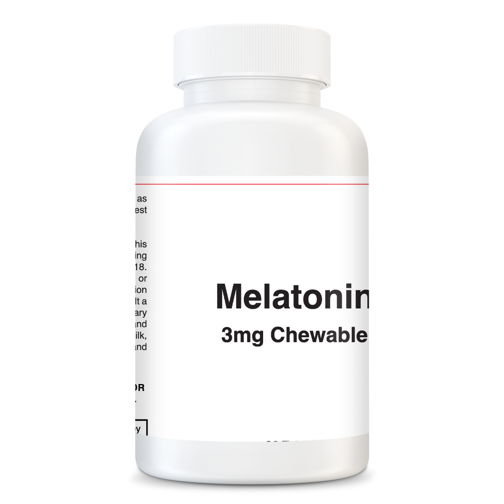 Melatonin - 3mg Chewable, 1 serv. sz.