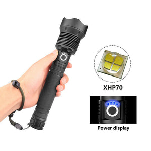 LED Flashlight Zoom Torch