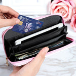 Load image into Gallery viewer, Women Unicorn Wallet Clutch Long Leather Purse Card Holder Phone Zipper Handbags
