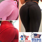 Load image into Gallery viewer, Women Ruched Push Up Leggings Yoga Pants Anti Cellulite Sports Scrunch NEW X285
