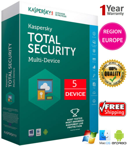 Kaspersky TOTAL Security 2019 5 Device /1 Year /Download /Region - EUROPE 18.75$