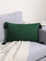 Load image into Gallery viewer, 1pc Plain Tassel Cushion Cover Without Filler
