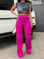 Load image into Gallery viewer, Flap Pocket Side Cargo Pants
